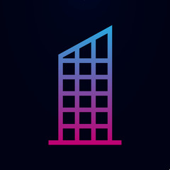 Skyscraper, building nolan icon. Simple thin line, outline vector of building icons for ui and ux, website or mobile application