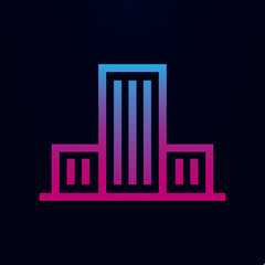 Building nolan icon. Simple thin line, outline vector of building icons for ui and ux, website or mobile application