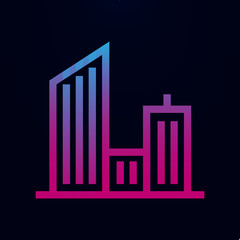 Building nolan icon. Simple thin line, outline vector of building icons for ui and ux, website or mobile application