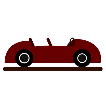 Vector illustration of cartoon car