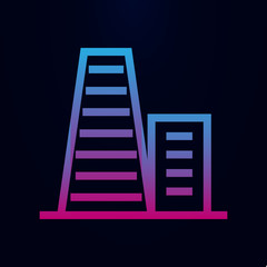 Building nolan icon. Simple thin line, outline vector of building icons for ui and ux, website or mobile application