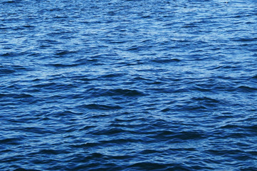 blue water background ripples on surface of water  