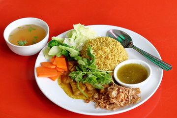 Fish Biryani (Kao mok pla)