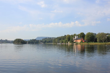 Fjord in Sandvika, Norway.