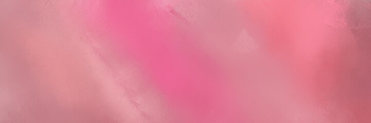 abstract pale violet red, indian red and antique fuchsia colored diffuse painted banner background. can be used as texture, background element or wallpaper