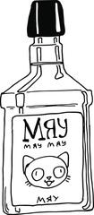 drawing delicious drink new year