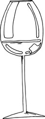 drawing delicious drink new year
