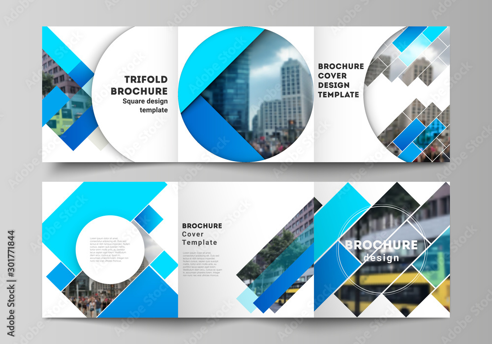 Aufkleber the minimal vector editable layout of square format covers design templates for trifold brochure, fl