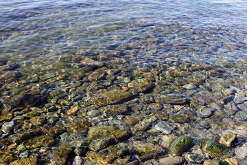 stones in sea