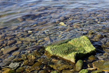 stones in water