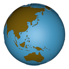 Planeta tierra oceania