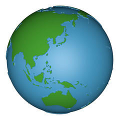 Planeta tierra oceania