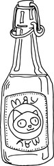 drawing delicious drink new year