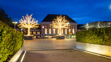 Bahnhof Hamm Westfalen bei Nacht