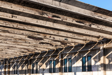 Urban exploration in an abandoned factory