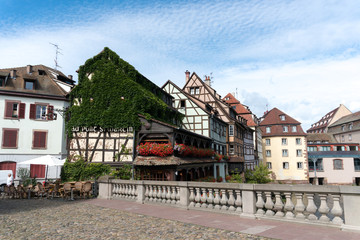 historic old town and La Petite France neighborhood in Strasbourg
