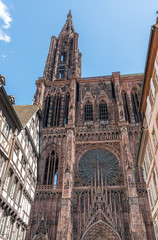 view of the Strasbourg Cathedral