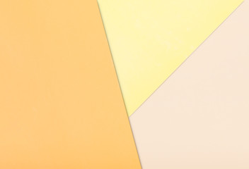Paper color background. Three warm soft pastel color