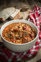 Mexican chili con carne.