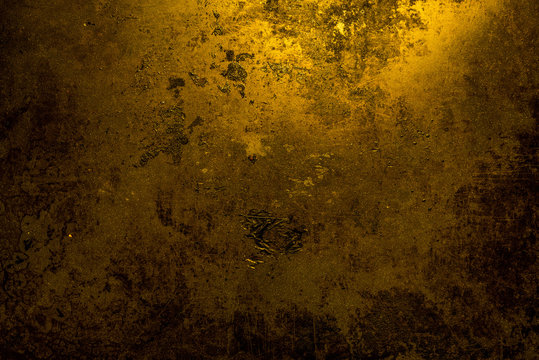 Golden Metal dirty background
