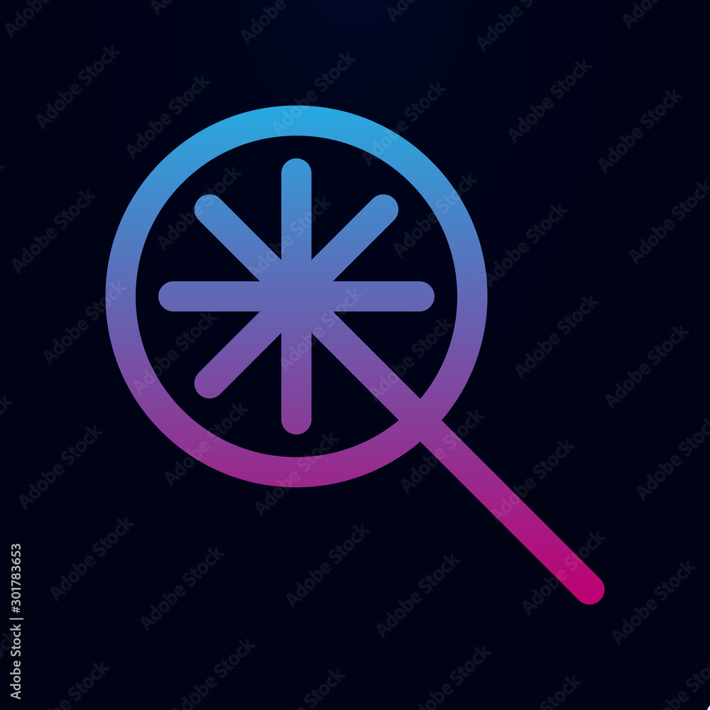 Poster search web nolan icon. simple thin line, outline vector of mix icons for ui and ux, website or mobil
