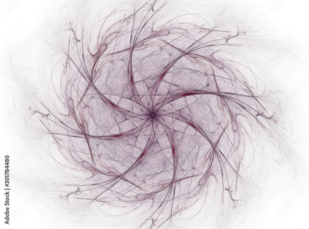 Poster computer generated fractal artwork for creative design, art and entertainment. background with rotat