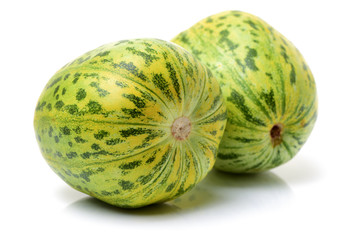 muskmelon on white background