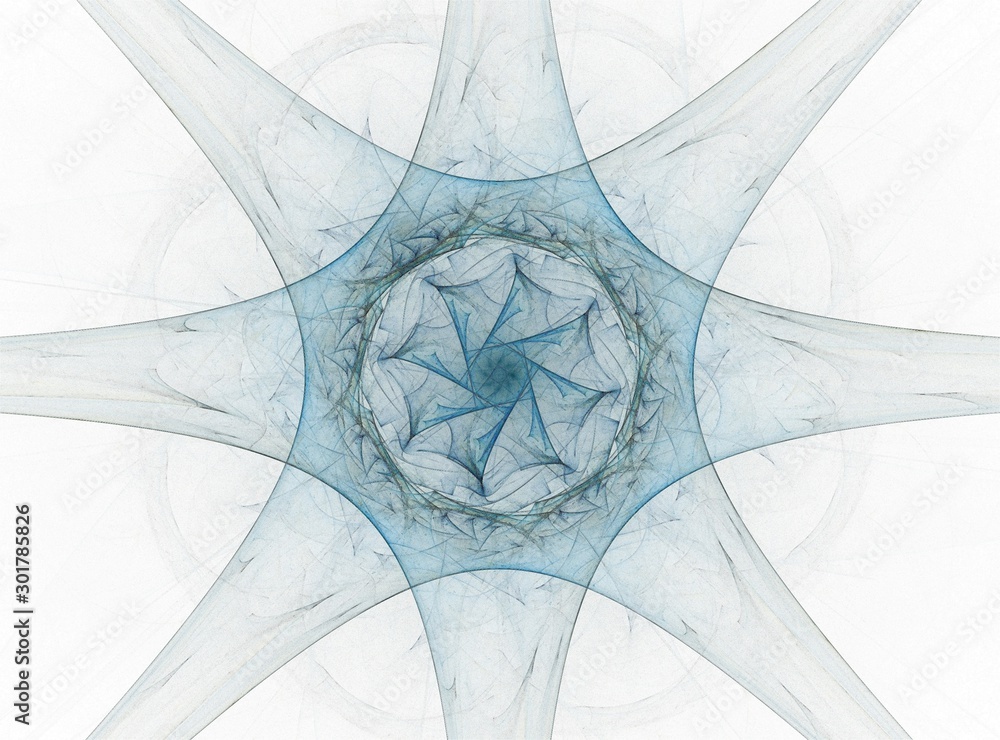 Poster computer generated fractal artwork for creative design, art and entertainment. background with rotat