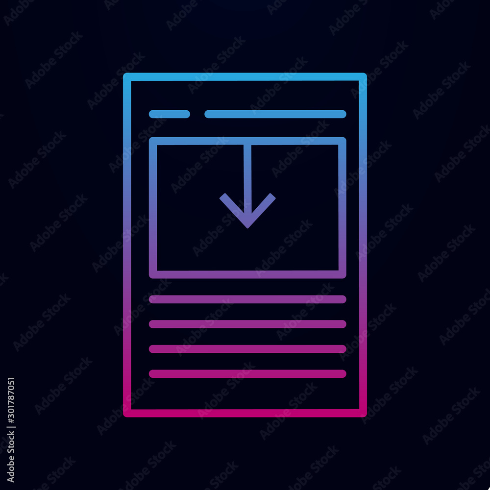 Poster comments nolan icon. simple thin line, outline vector of online and web icons for ui and ux, website