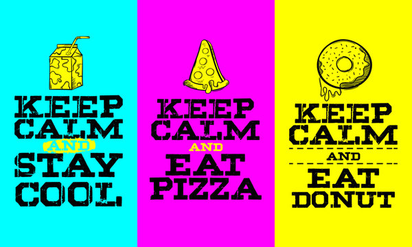 Keep Calm And Stay Cool Banner Collection
