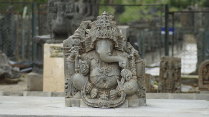 Ganapathi  statue in temple