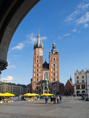 Naklejka na ściany i meble saint mary’s basilica Krakow, Poland