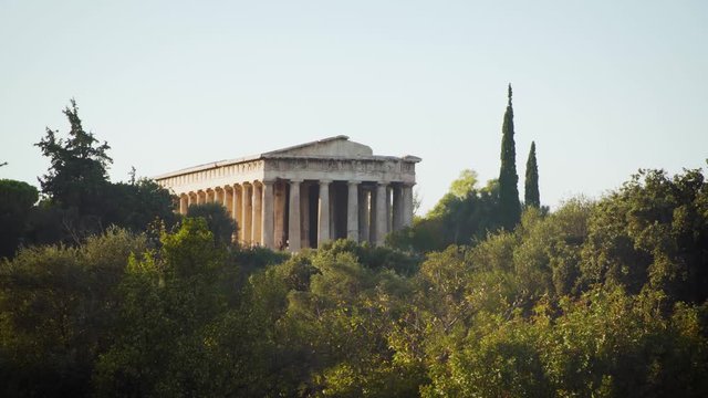 Tempel des Hephaistos in Athen, Griechenland - pan