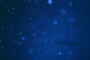 Naklejka na ściany i meble Abstract Blue bokeh defocus glitter blur background. blue abstract background