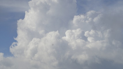 blue sky with white clouds