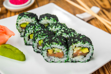 Japanese cuisine with fresh seafood