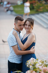 Obraz premium loving couple on a walk