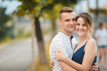 Obraz premium loving couple on a walk