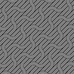 Design seamless waving pattern