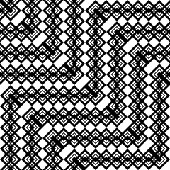 Design seamless monochrome grid pattern