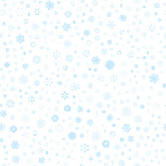 vector winter snow light seamless pattern