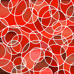 abstract vector stained-glass mosaic background