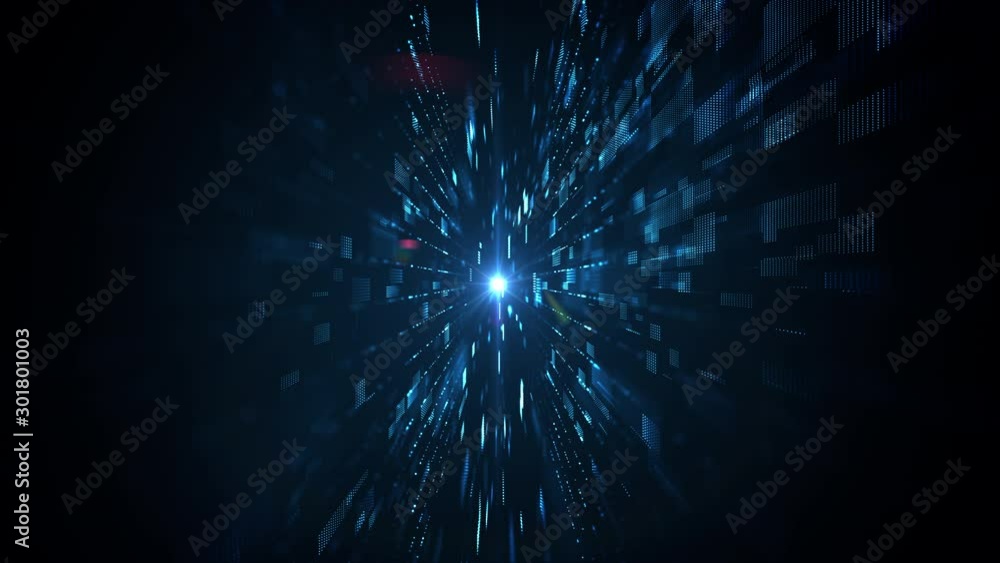 Poster abstract technology big data background concept. motion of digital data flow. transferring of big da