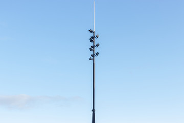 Projecteurs sur poteau