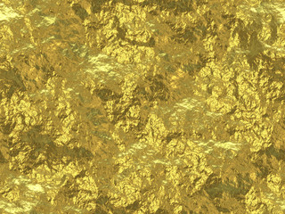 Seamless abstract raster pattern with a gold stone surface