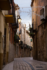 Naklejka na ściany i meble Narrow streets of Monblanc