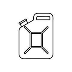 canister icon. Element of Car sales and repair for mobile concept and web apps. Thin line icon for website design and development, app development. Premium icon on white background