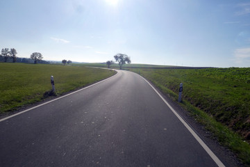 Staatsstraße 2257 von Prühl nach  Oberscheinfeld