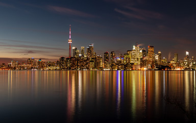Toronto Skyline bei Nacht