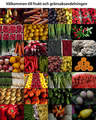 fruits and vegetables at the market
